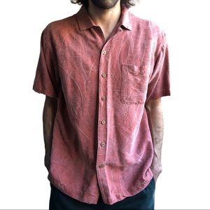 100% washable silk! Island Shores button down